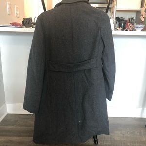 Banana Republic Dark Gray Pea Coat
